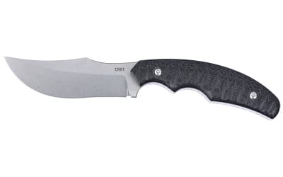 CRKT Burrower 3.66" PLN BLK W/Sheath