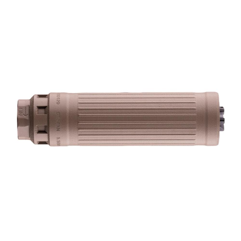 Dead Air Defense CT5P Patrol Suppressor 5.56MM XENO Mount FDE