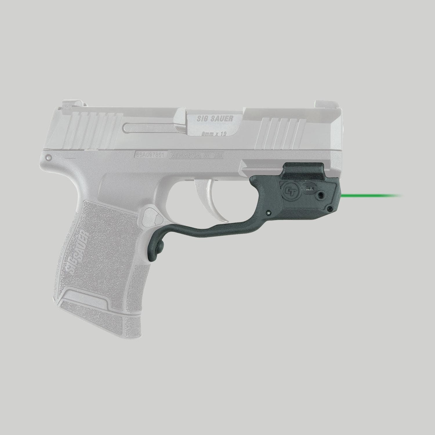 Crimson Trace Laserguard for SIG Sauer P365 Green Laser