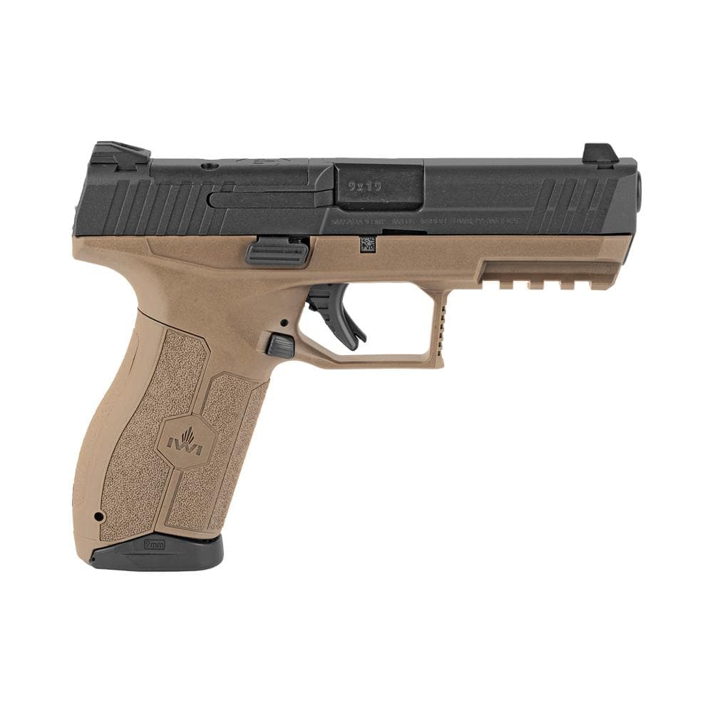 IWI Masada Pistol 9MM 2 17/Rd Magazines 4.1" Barrel 3-Dot Sight Optics Ready FDE