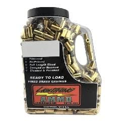 Lightning Ammo Reman. Cleaned & Polished Brass .380 ACP 500/Ct Jug