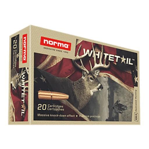 Norma Whitetail Rifle Ammunition .300 Win MAG 150GR PSP 3248 FPS 20/Ct