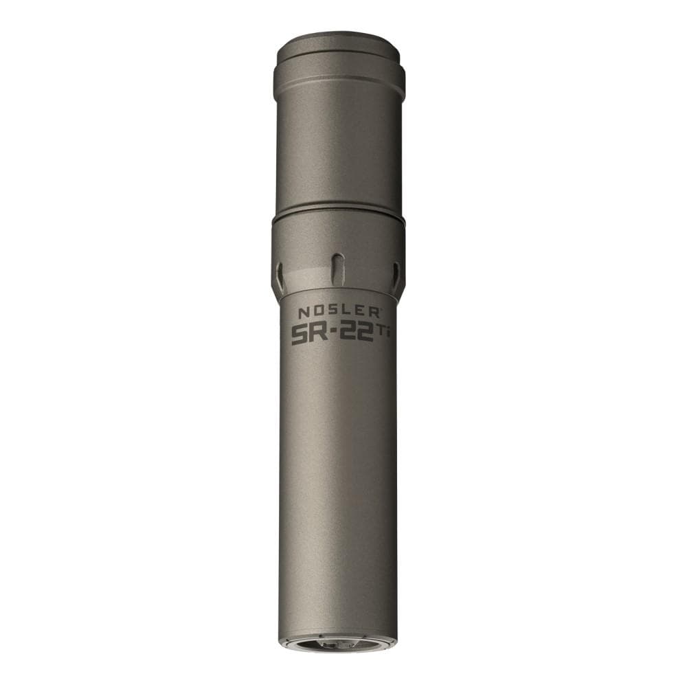 Nosler SR-22 Ti Suppressor 1/2X28 .22 LR 7.53" Grey