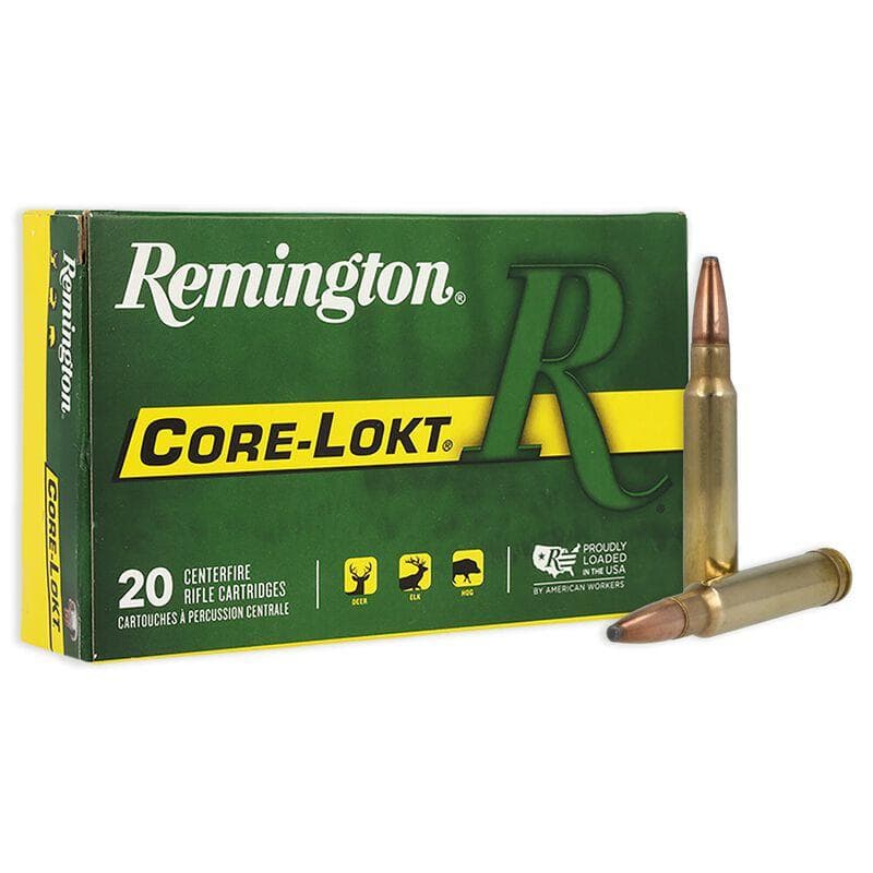 Remington Core-Lokt Rifle Ammunition .338 Win MAG 250 Gr PSP 2660 FPS 20/Ct