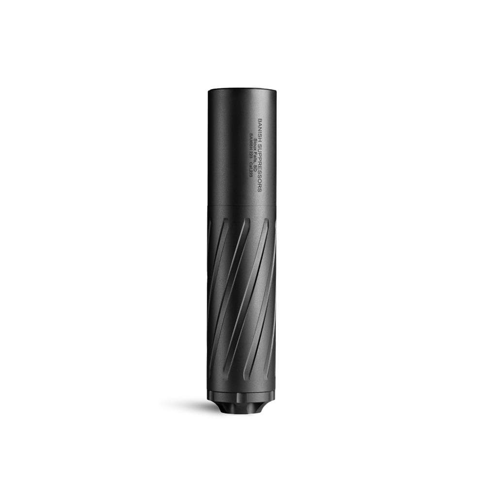 Banish 223 Direct Thread Suppressor .223 Rem/5.56MM Titanium 1/2"x28 Black
