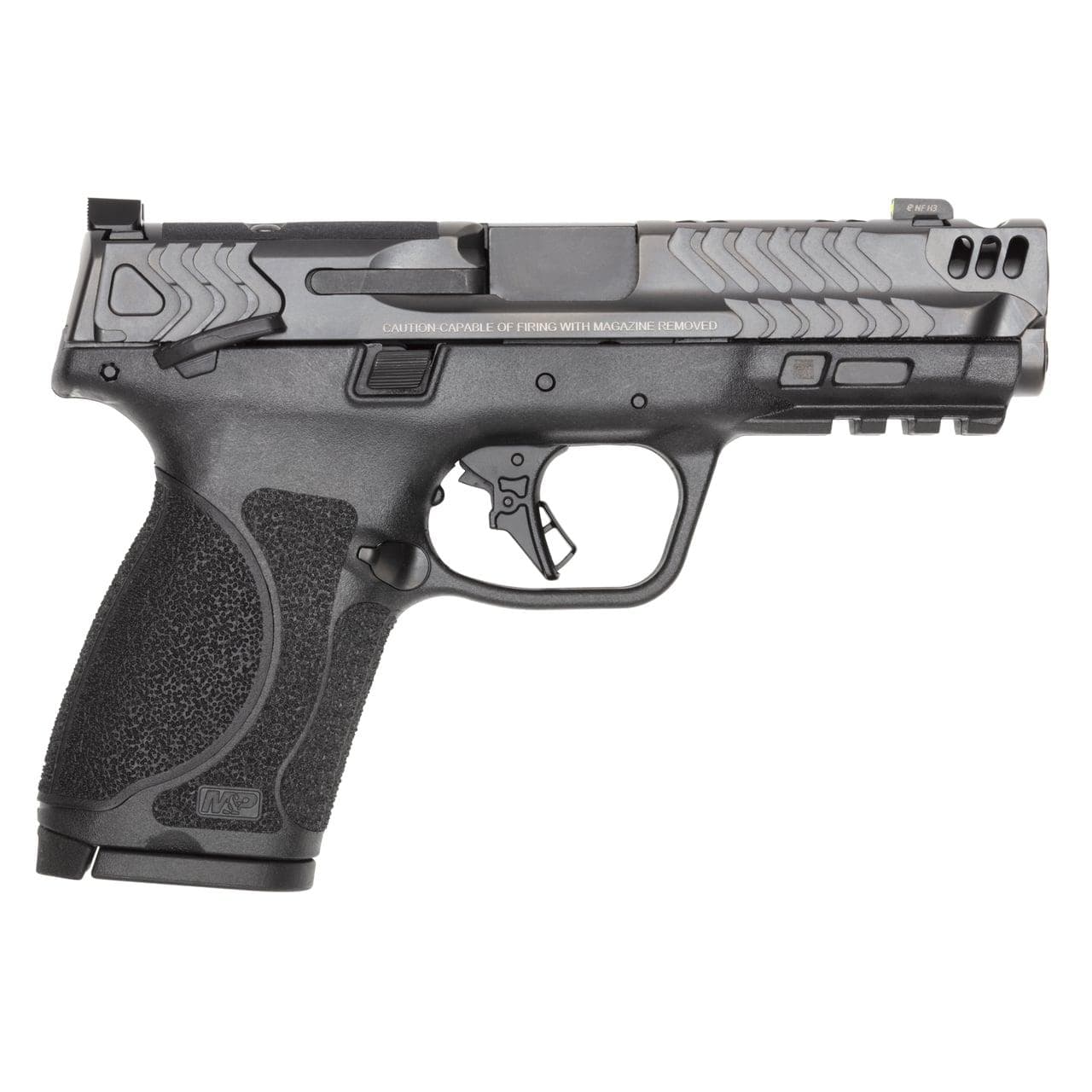 S&W PC M&P 9 M2.0 Compact Carry Comp or Handgun 9MM Luger 10RD Magazines(2) 4.25" Barrel Thumb Safety Black/Gray