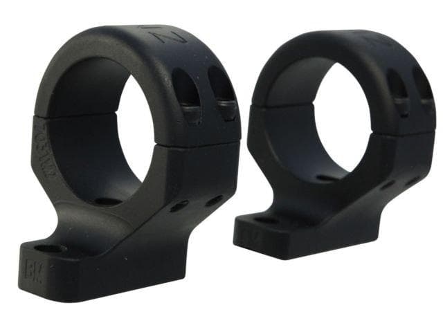 DNZ Hunt Masters 2-Piece Scope Mount (4 Screws) - Howa 1500 Mossberg 100ATR 4X4 Patriot Weatherby Vanguard Rem 700 721 722 725 1" Medium Black