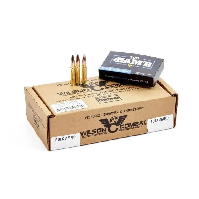 Wilson Combat Speer Hot-Core Rifle Ammunition 300 Ham'r 130GR PT 2500 FPS 200/Ct (10-20/CT)