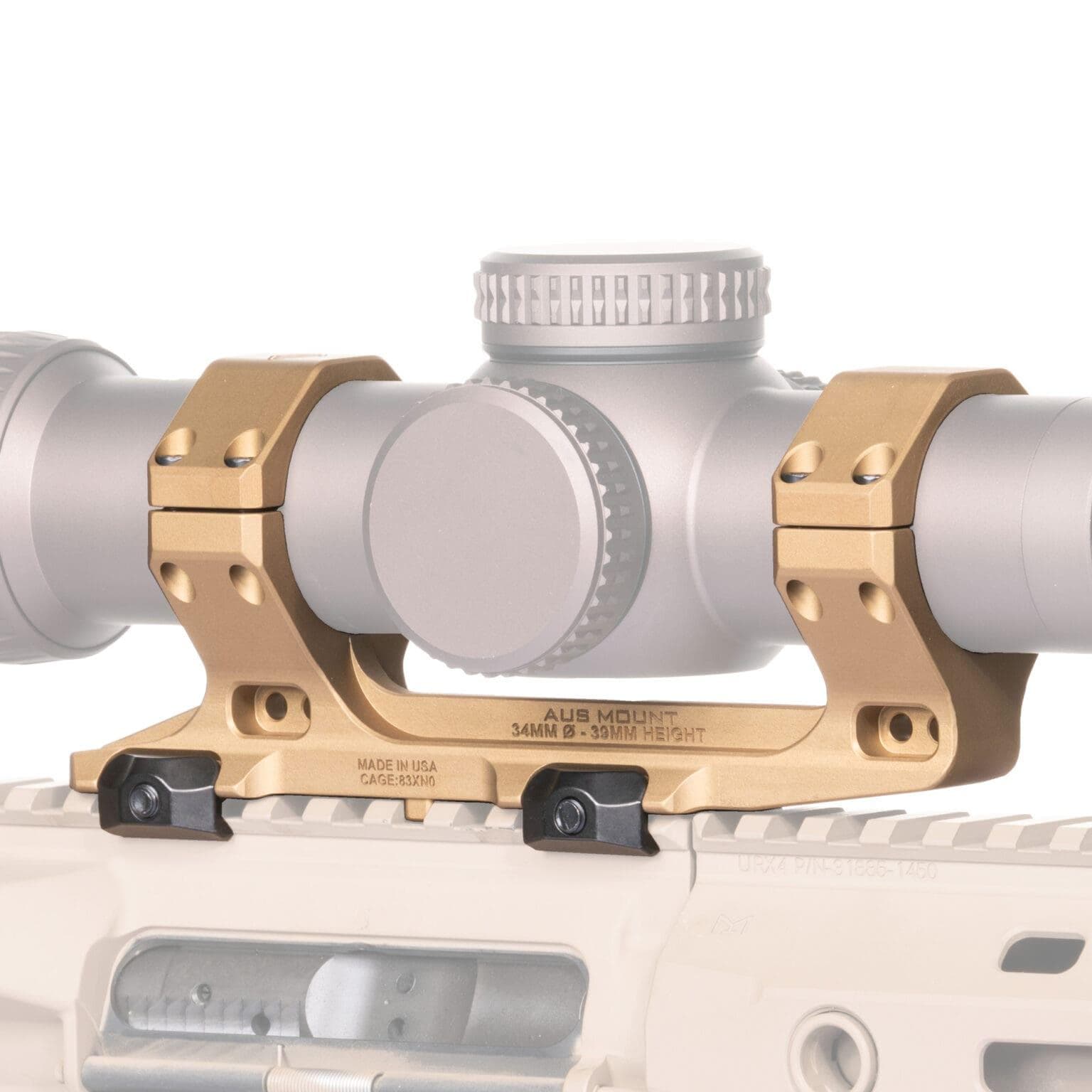 Reptilia AUS 1-Piece Scope Mount 34MM 1.54" FDE