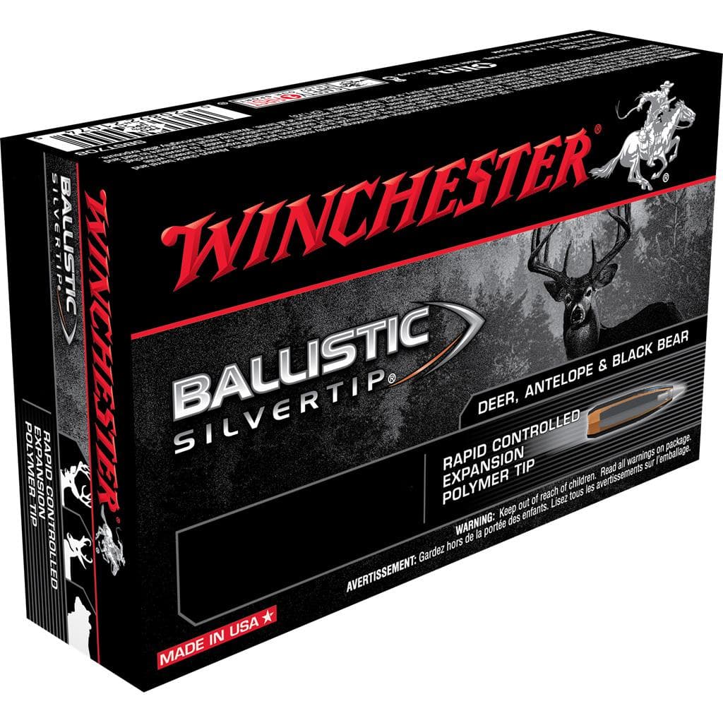 Winchester Ballistic Silvertip Rifle Ammunition 6.5 PRC 140 Gr. PT 3020 FPS 20/Ct
