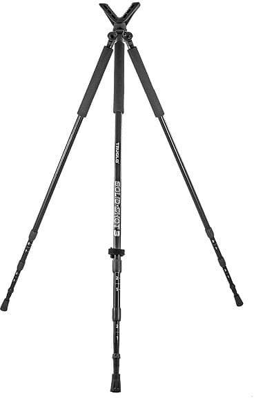 Truglo Solid Shot Shooting Rest Tri-Pod 22-68" - Black