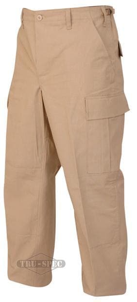 Khaki BDU PANT 100 COT Ripst XSM