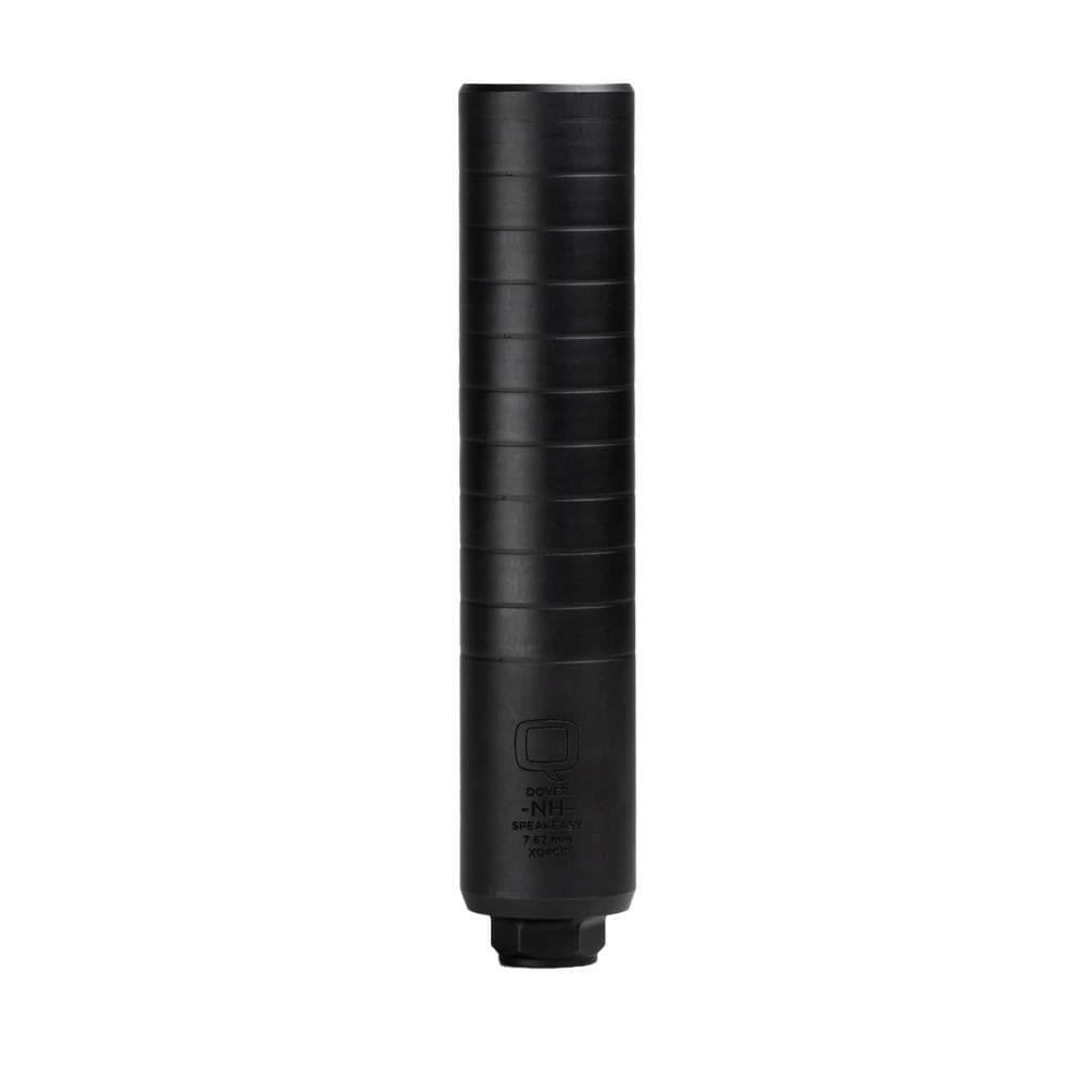 Q Speakeasy QD Suppressor 7.62MM 8.5" Black with Rearend Muzzle Device