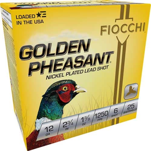 Golden Pheasant NP 12GA 2 3/4" 1 3/8OZ #6 1250FPS 25RD