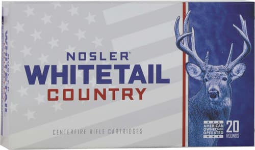 Nosler Whitetail Country Rifle Ammunition .30-06 Sprg 165GR SP 2900 FPS 20/Ct
