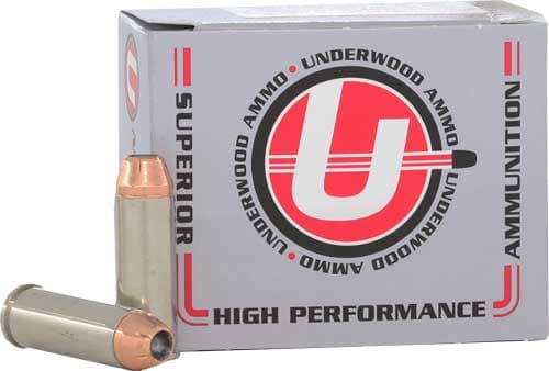 Underwood Ammo XTP Jacketed Hollow Point Handgun Ammunition 45 Colt (+P) 250GR JHP 1400 FPS 20/Ct