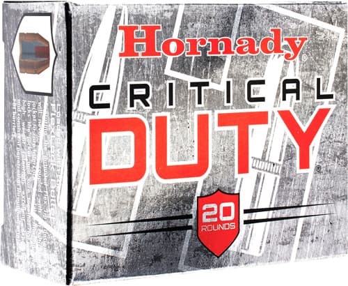 Hornady Critical Duty Handgun Ammunition 10MM Auto 175 Gr Flexlock 1160 FPS 20/Ct