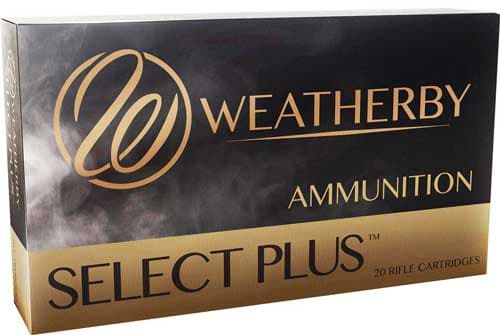 Weatherby Select Plus Rifle Ammunition 6.5 PRC 156GR Elite Hunter 2850 FPS 20/Ct