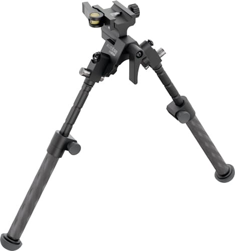Audere Shadow Bipod 10 OZ. - Picatinny Mount Carbon Fiber