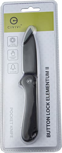 Civivi Knife Elementum II 2.96 - " G-10/BLK Stonewash CLAM PACK