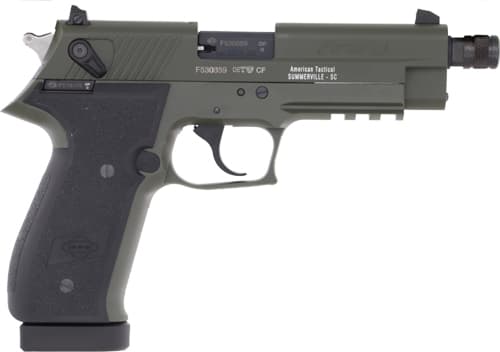ATI GSG Firefly Handgun .22 LR 13RD Magazine(1) 4.9 Threaded Barrel OD Green Frame