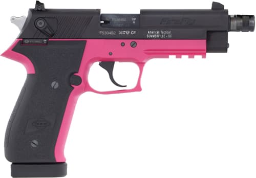 ATI GSG Firefly Handgun .22 LR 13RD Magazine(1) 4.9 Threaded Barrel Pink Frame