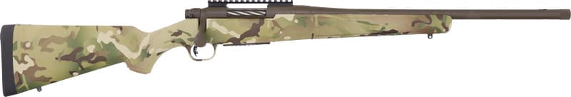 Mossberg Patriot Rifle 300 Win MAG 3RD Capacity 20'' Threaded Cerakote Patriot Brown Rifle/Multicam Stock