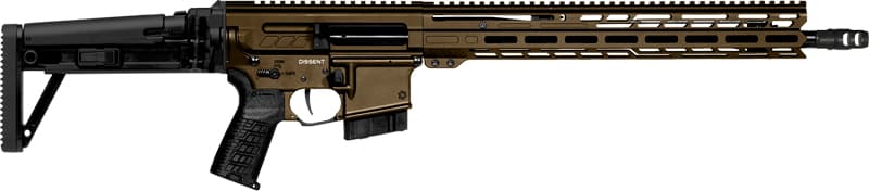 CMMG Rifle Dissent MK4 22 ARC - 16" 10RD Folding Stock Bronze