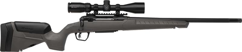Savage 110 Trail Blazer XP Rifle 7MM-08 Rem 4RD Capacity 20" Threaded Fluted Barrel Flat Dark Gray Stock W/Crossfire II 3-9X40