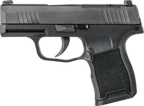 SIG Sauer P365-380 Handgun 380 Auto 10RD Magazine 3.1" Barrel Black Manual Safety