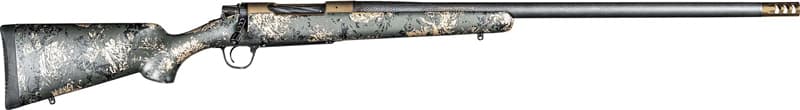 Christensen Arms Ridgeline FFT Rifle 7MM Backcountry 4RD Magazine 16.25" 5/8X24 Threaded Barrel Burnt Bronze Brown with Green and Tan