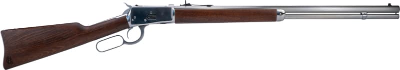 Heritage 92 Lever Action Rifle .357 MAG/.38 Spl 12RD Capacity 24' Polished Stainless Octagon Barrel Wood Stock