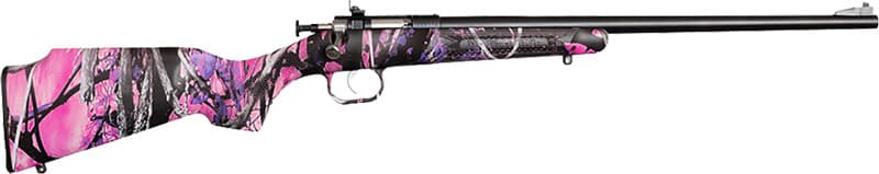 Keystone Crickett Rifle .22 LR Single Shot 16.125" Blued Barrel Synthetic Stock Muddy Girl