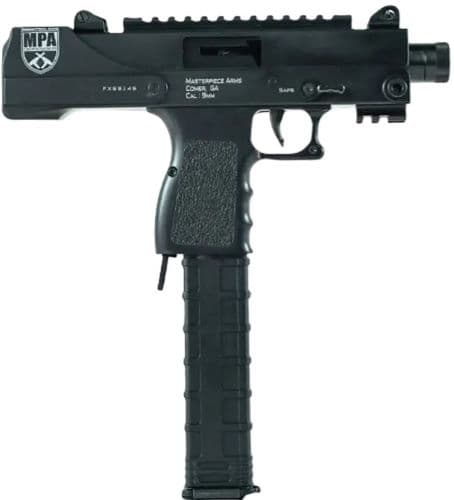 MPA Defender 9MM SIDE-Cocker - 4.5" Threaded Black 30RD