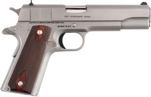 Colt Classic Series Government Model Handgun 9MM Luger 8RD Magazines 5" Stainless Steel