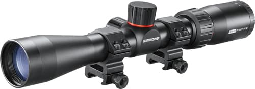 Simmons Pro Target Rimfire Rifle Scope 3-9X32MM 1" SFP .22 Dropzone with Weaver Style Rings